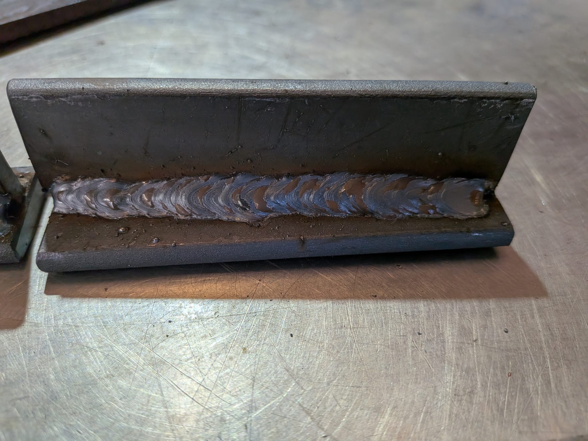 Learning to weld.